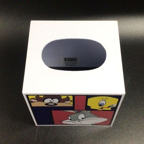 Vintage Looney Tunes Tissue Box Plastic Holder Cover Bugs Taz Retro Cartoon - Picture 2 of 7